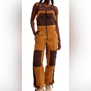 Free People Brown and Tan Women's coveralls